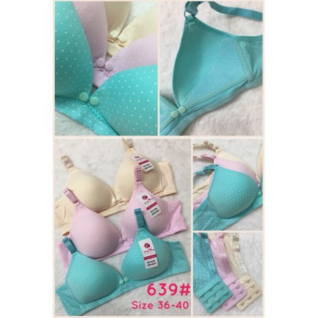 Bra Menyusui / BH Menyusui Nursing Bra chelyne Polka 639 tanpa kawat / Kutang