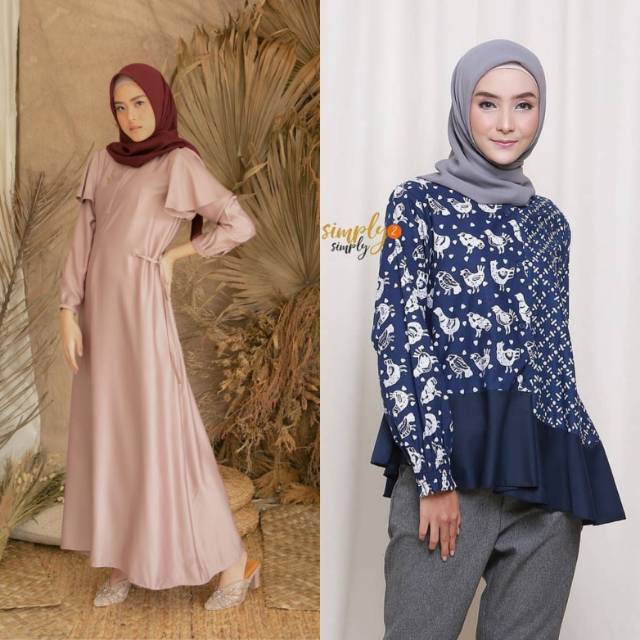 Rinjani Dress Plain Wearing Klamby