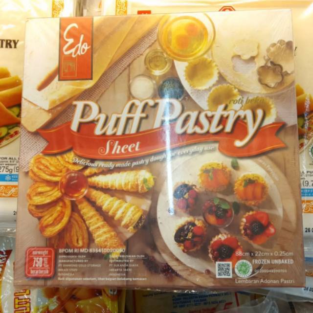 

EDO PUFF PASTRY SHEET 750 GR