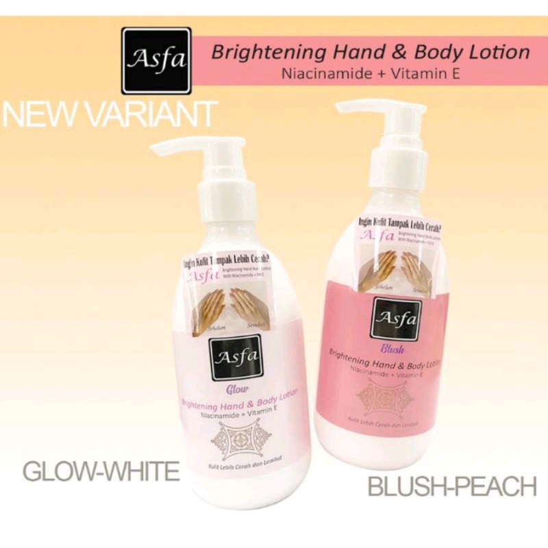 Jual ASFA Brightening Body Lotion with Niacinamide dan Vitamin E 300ml