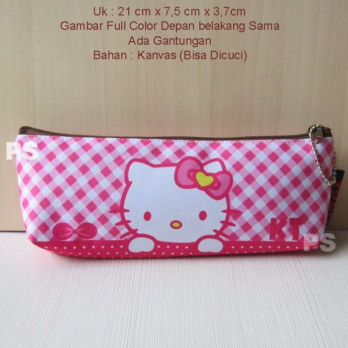 

Hello Kitty Pencil Case or Kotak Pensil Kanvas Type5