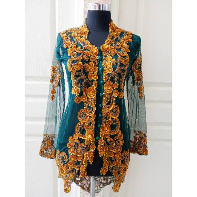 Kebaya hijau botol M