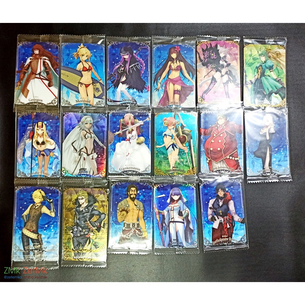Fate Grand Order FGO Wafer Card