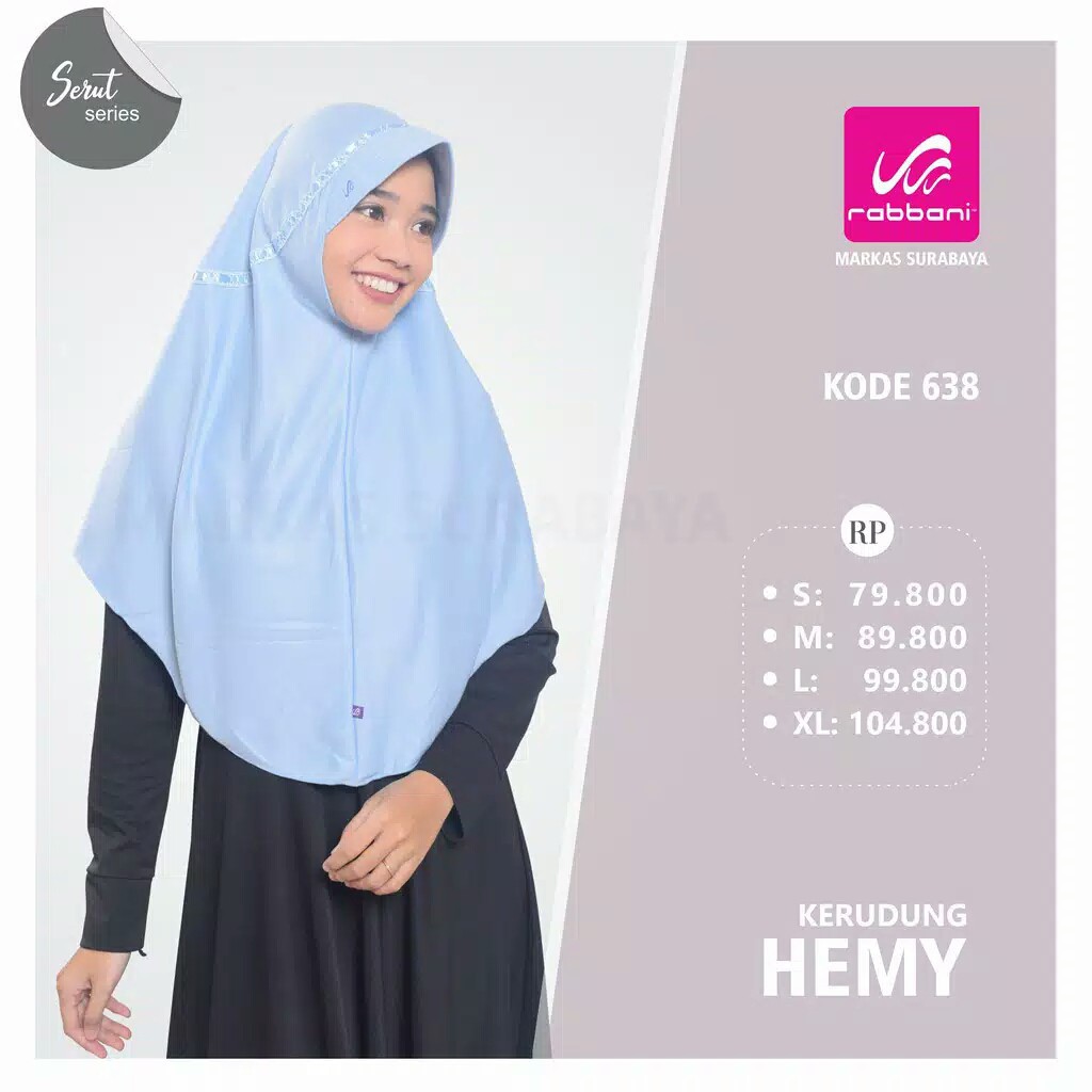 Rabbani - Kerudung Hemy Rabbani Asli - Kerudung Kaos Rabbani