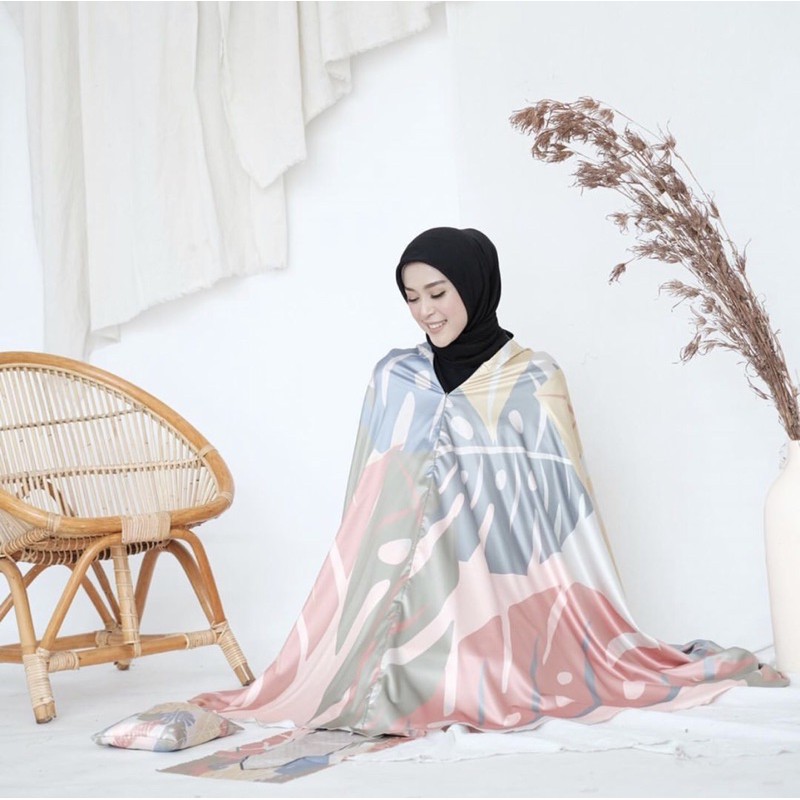 HARUMI - Mukena : Premium Satin Silk Praying Set