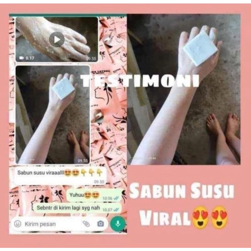❣️Igcollection❣️[1 Lusin] Sabun Susu pemutih viral ampuh memutihkan / sabun / sabun pemutih / sabun 