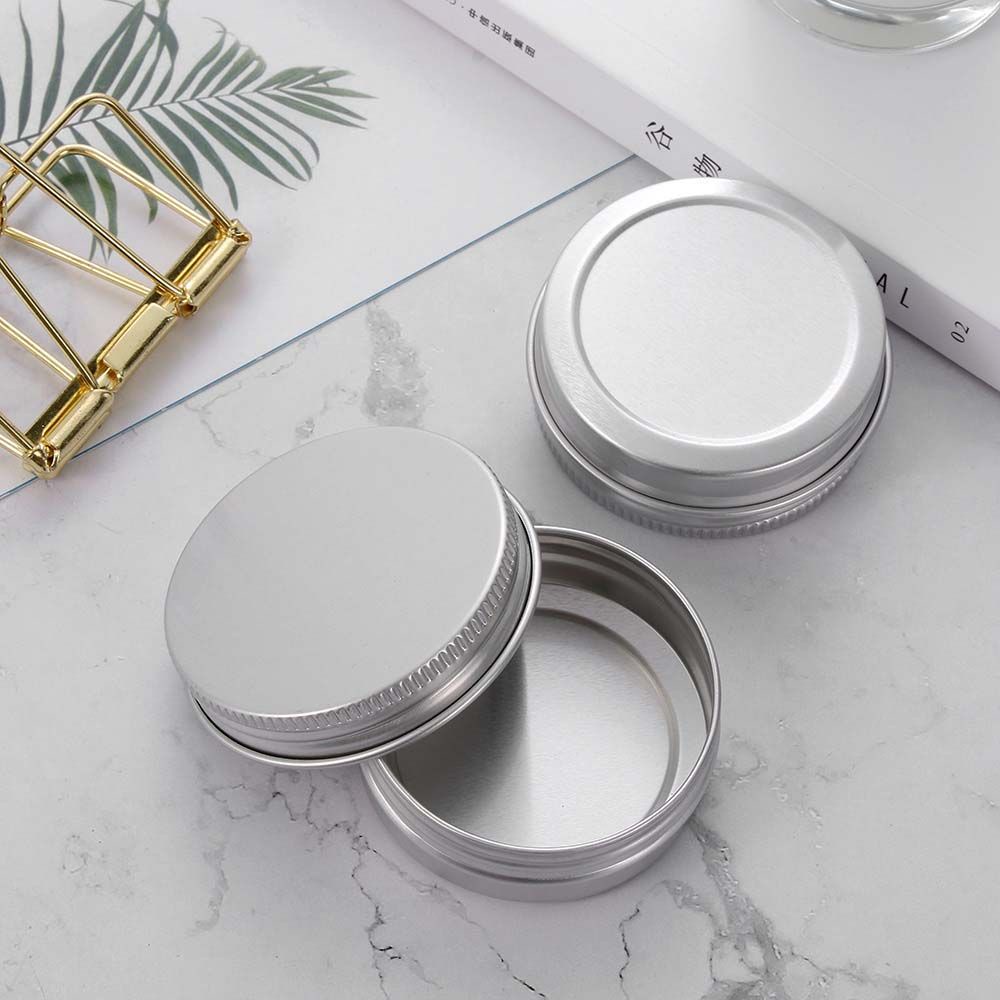 MXBEAUTY 5g-50g Cosmetic Bottles Refillable Home Storage Storage Bottles Empty Aluminum Containers Derocation Box Jars Organization