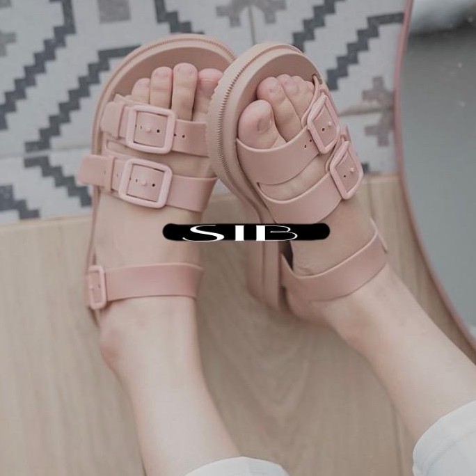 PROMO NGABISIN STOCK!!! Sandal Tali Jelly ALMA Gesver Double Import 3613 - 4H