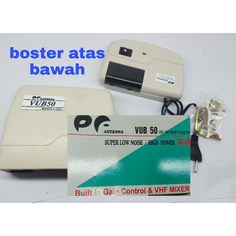 Boster Antena UHF Digital Dvbt2 Boster PF VUB50 atas bawah TV DIGITAL LED TABUNG SMART