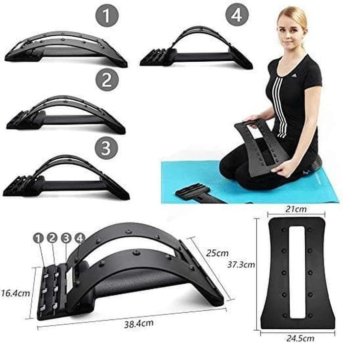 Magic Back Support / Back Massager / Magic Stretcher Fitness Lumbar Support