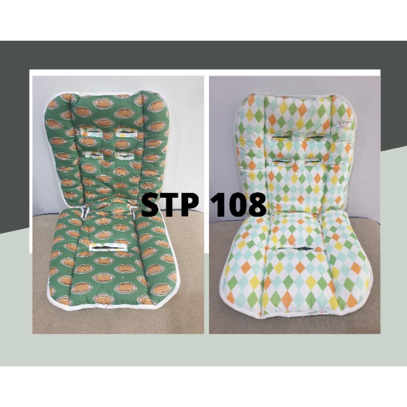 Stroller pad reversible (bisa dipakai bolak balik motifnya) By noshi-noshi