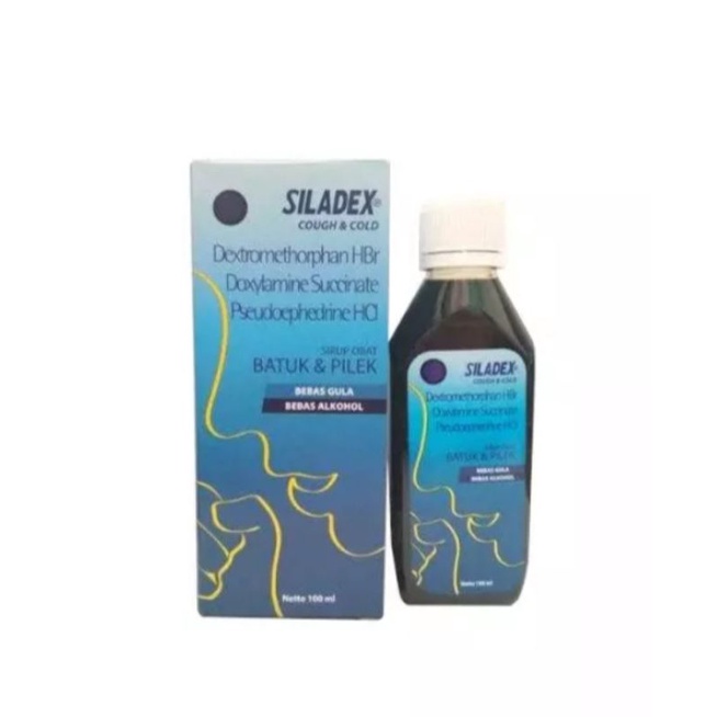 Siladex 100ml Syrup Obat batuk & pilek (Biru)