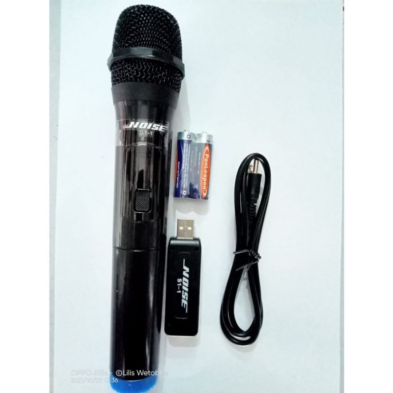 Noise mic Vocal // Microfon Wireless Single Proseional UHF