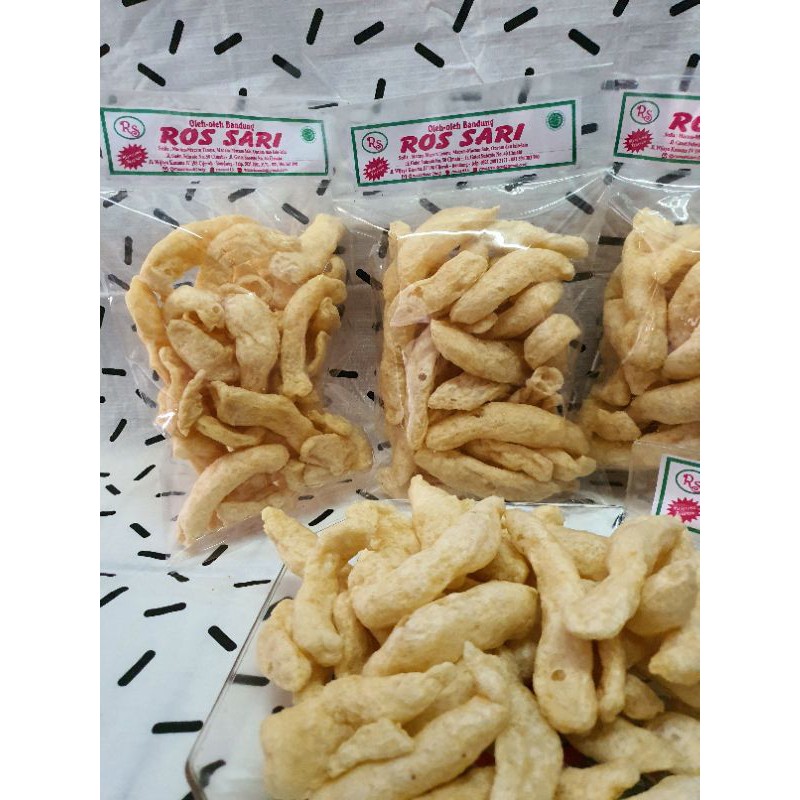 Batagor Goreng Kering Pedas/Asin 1KG Oleh Oleh Bandung