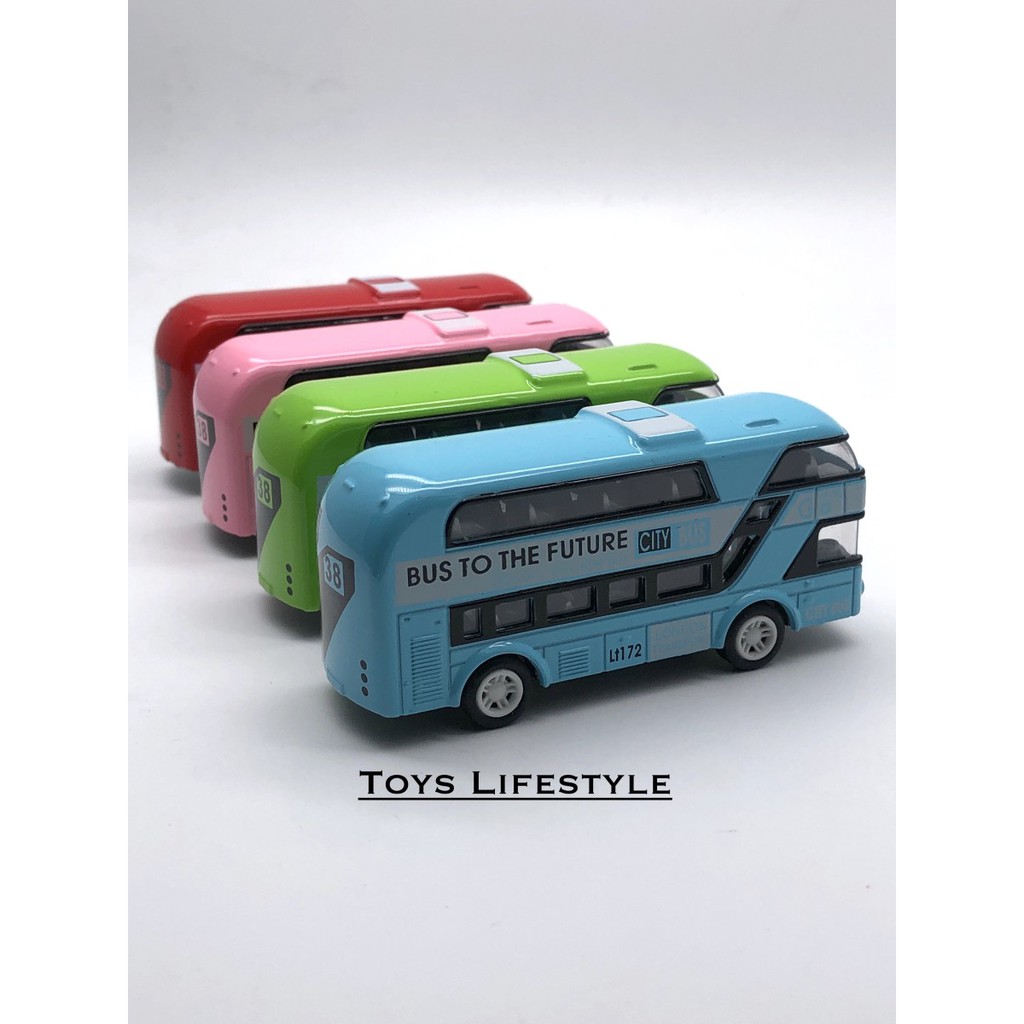 Mainan Mobil Anak Diecast Bus 2 Lantai City Bus London Transport