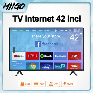 MIIGO- tv definisi tinggi 42 inci, televisi internet.layar LCD HD , Tv rumah