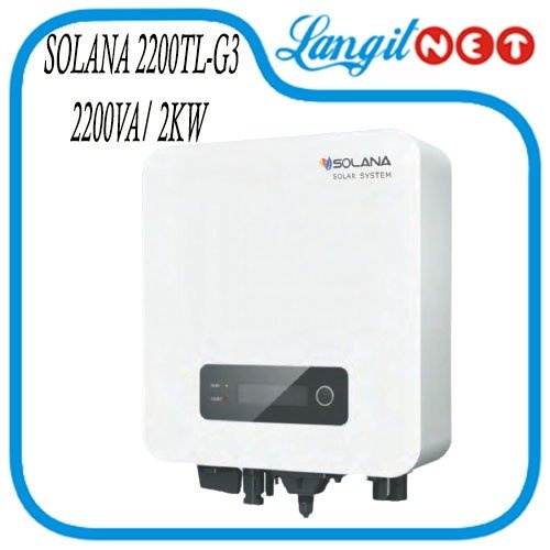 SOLANA 2200TL G3 2200VA 2KW Solar Grid Tie Inverter