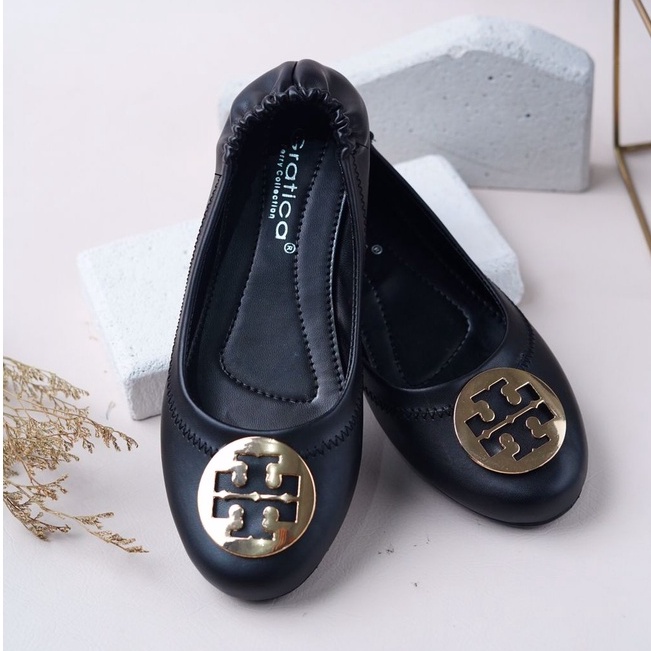 Sepatu Wanita Terbaru/Sepatu Kekinian/Flat Shoes&amp;Balerina/Slip On/Gratica original/ KORA KORA