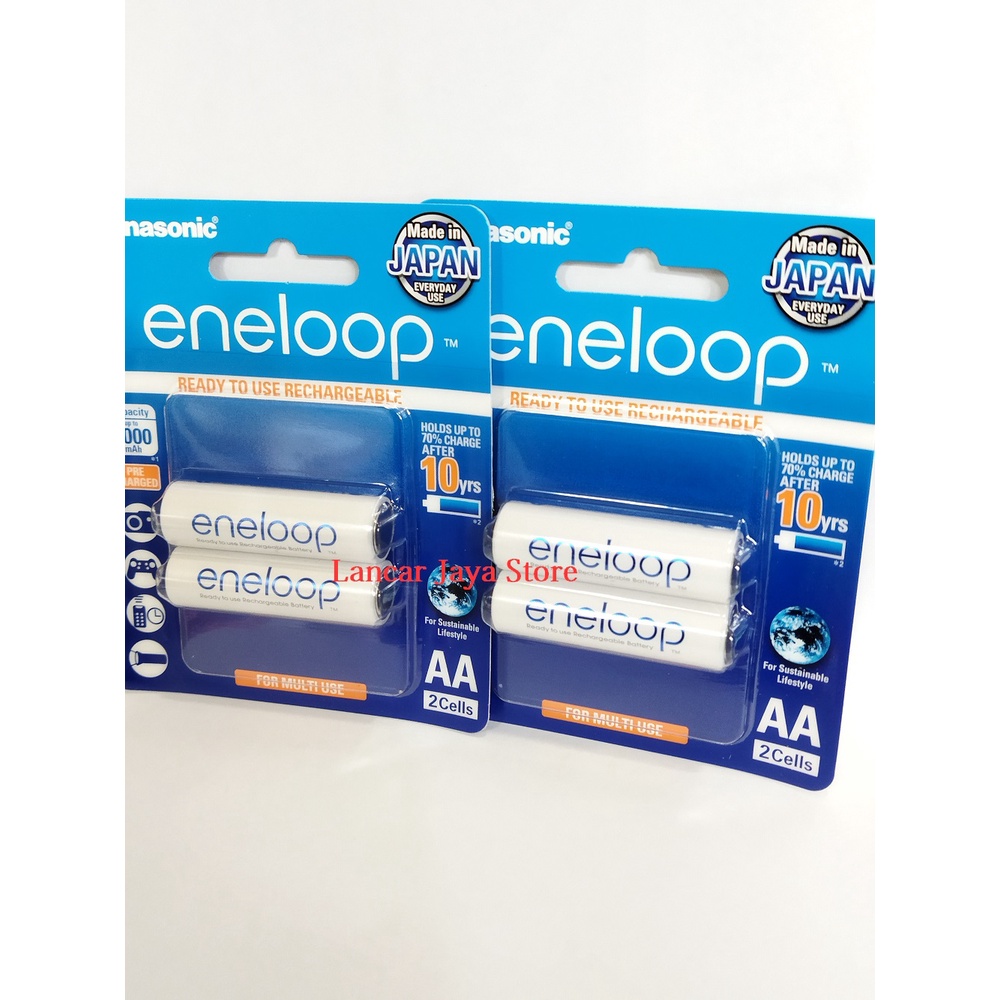 Baterai Panasonic Eneloop AA Batery Eneloop AA 2000 mAh isi 2 Asli