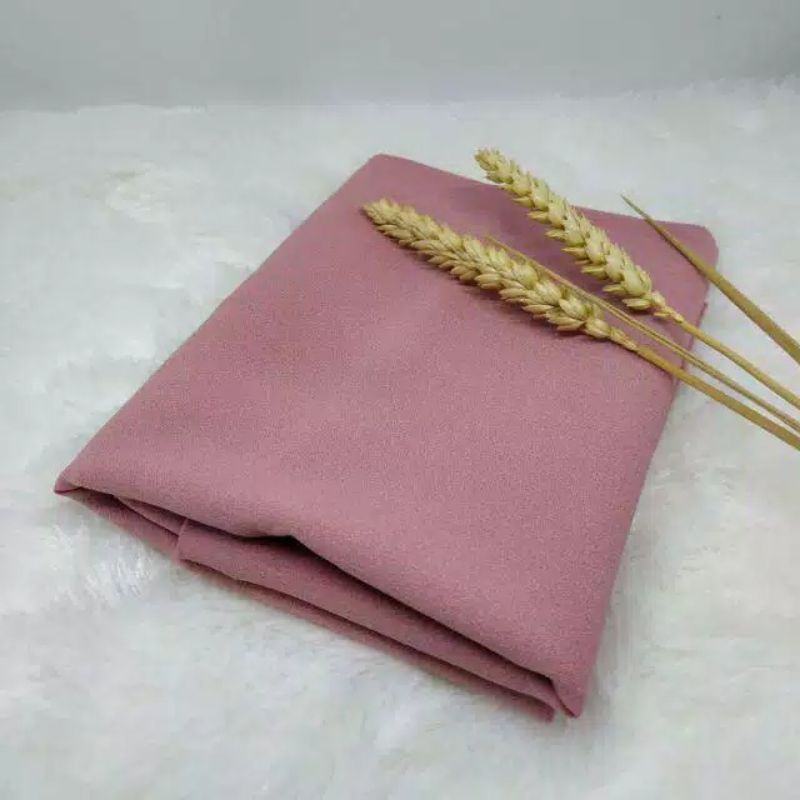 [ Part1] Pashmina diamond  PANJANG 200x75  JUMBO / HIJAB Pasmina SABYAN diamond Italiano-Dusty pink