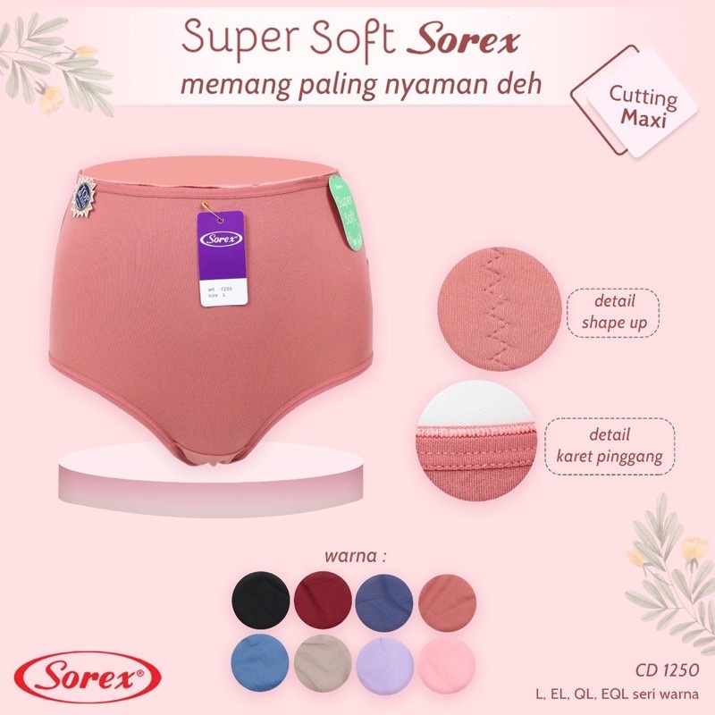 ❤ MIMI ❤  Sorex CD 1250 model Maxi jumbo-super soft L-XXXL LP 52-110CM