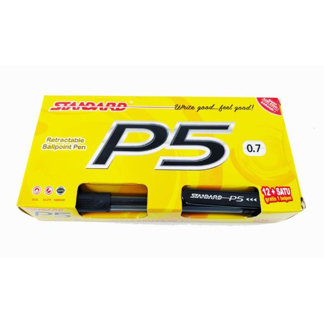 

NEW Standard Pen P5 0.7mm 12pcs (Harga Grosir Termurah)