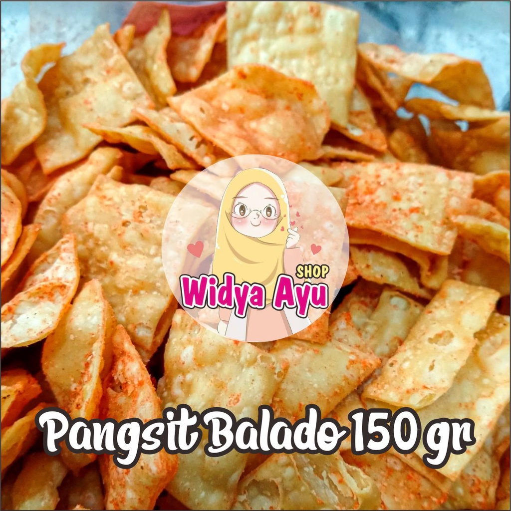 

Kripik Pangsit Balado 150gr / Keripik Pangsit Bawang / Kripik Bawang Pedas Manis Cumicumi WAP Shop