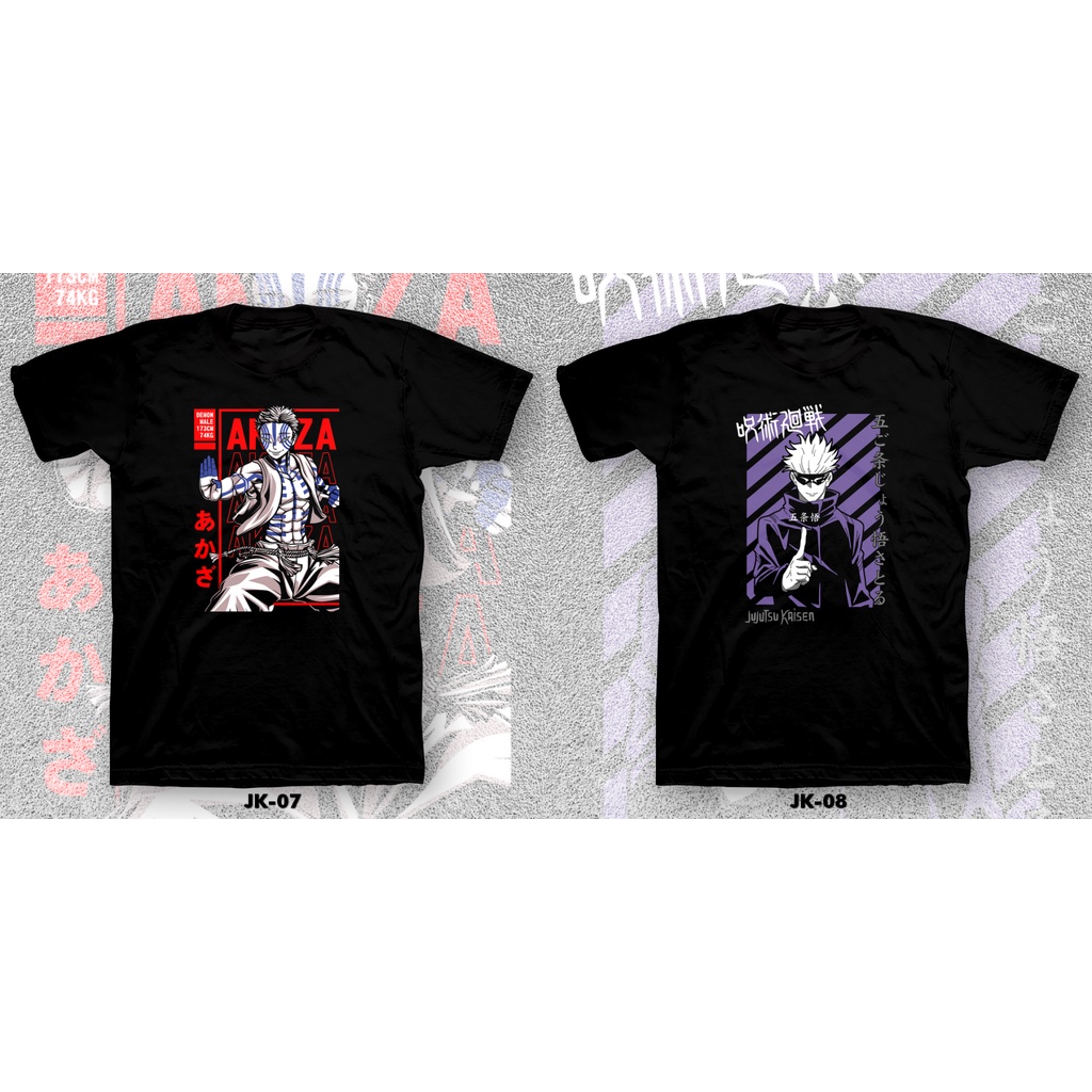 KAOS / TSHIRT 24s - ANIME/MANGA JUJUTSU KAISEN .01