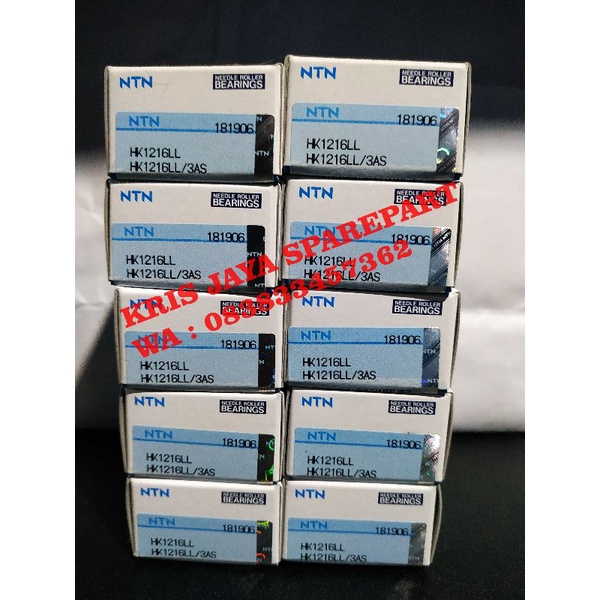 Bearing neadle HK 1216LL merk ntn japan