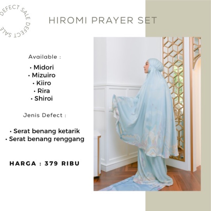 Defect Sale Hiromi Prayer Set
