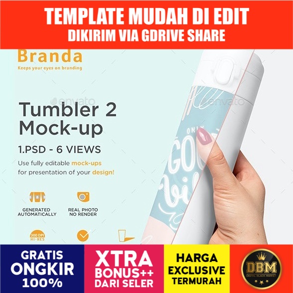 Tumbler 2 Mockup