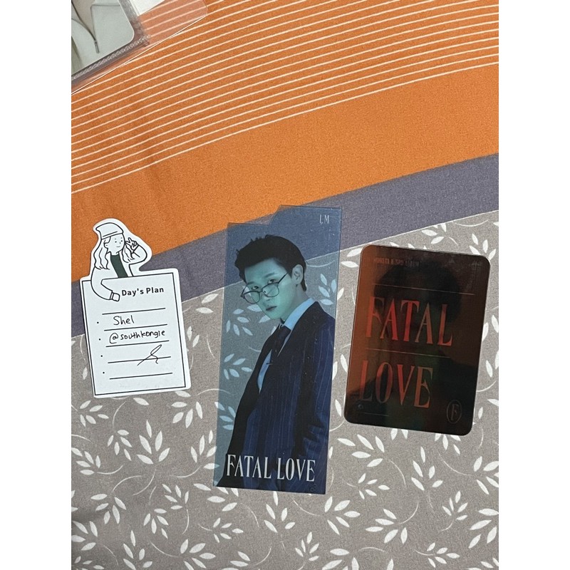 CHANGKYUN I.M MONSTA X FATAL LOVE INDEX LENTI SET BOOKED