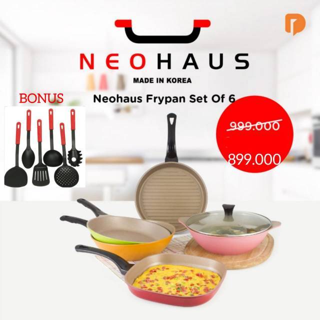 Neohaus Gold Stone Coating Frypan