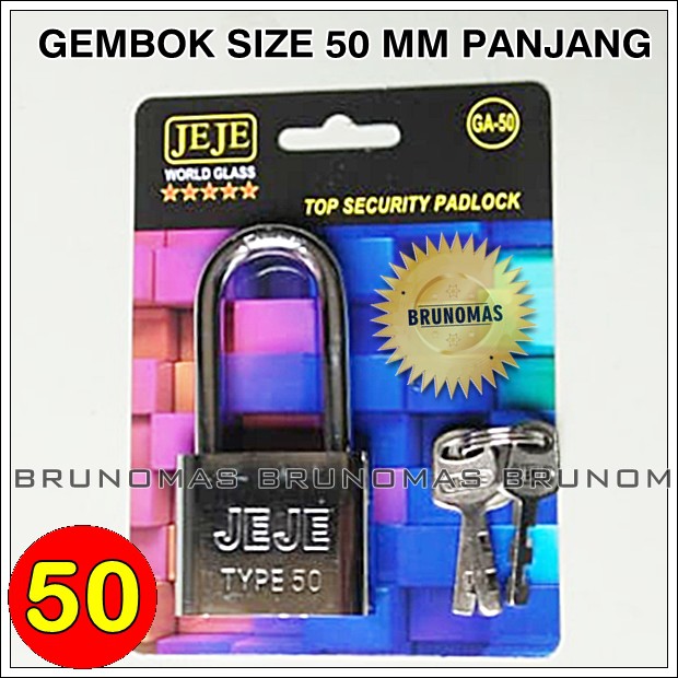 Gembok 50 mm Panjang Serba Guna Kunci Pintu Pagar Rumah Gembok 50 mm Panjang Serba Guna Kunci Pintu Pagar Rumah