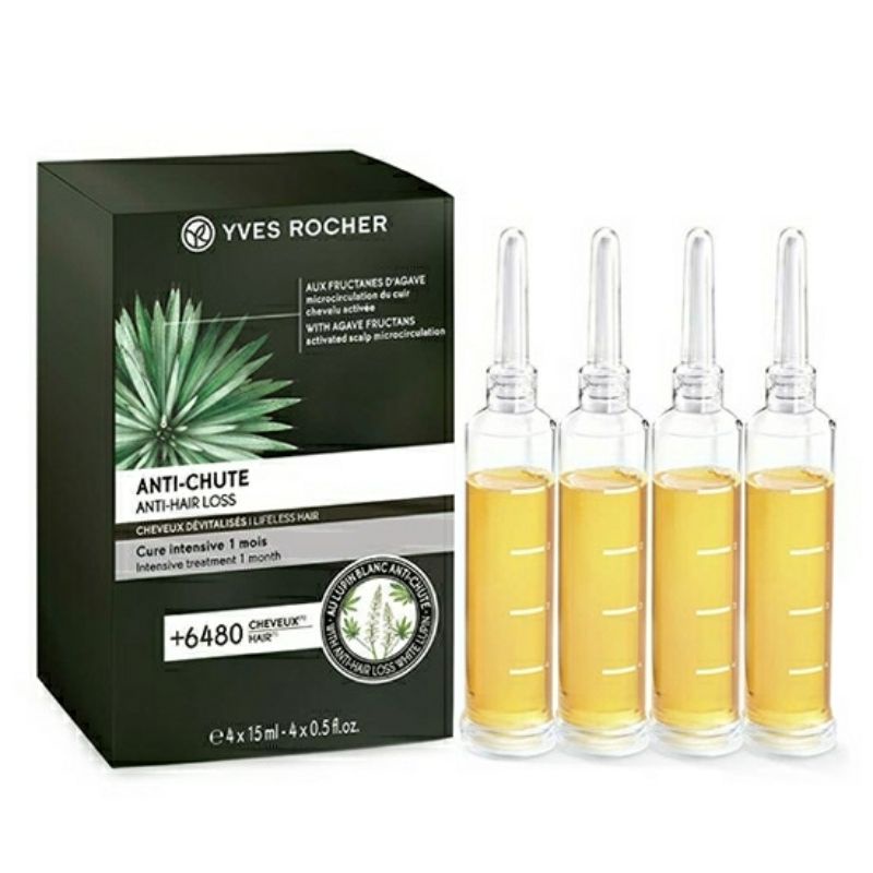 Yves Rocher Anti Hair Loss Intensive Hair Treatment 1 Month Shopee Indonesia