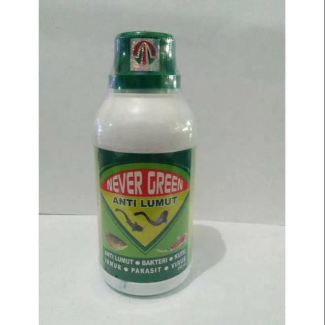 Obat ikan anti lumut NEVER GREEN 250ML