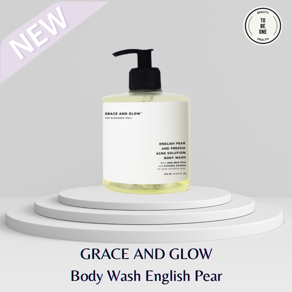 GRACE AND GLOW English Pear and Freesia Acne Solution Body Wash