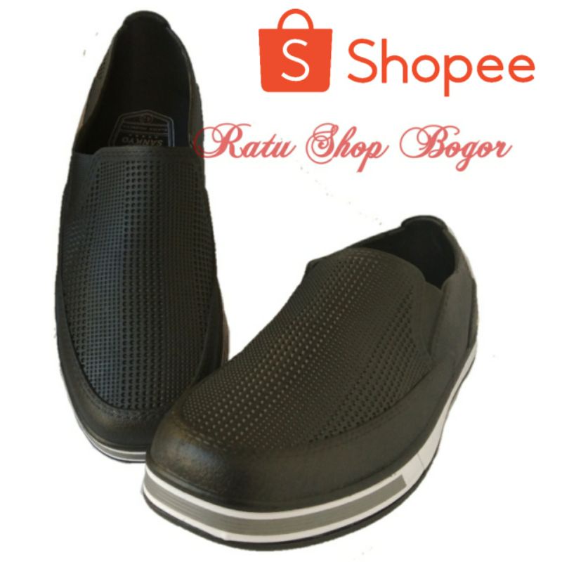 SEPATU KARET FULL LENTUR SLIP ON PRIA DEWASA  ANRI AIR