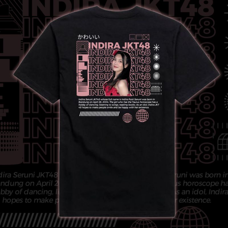 T-SHIRT INDIRA JKT48/KAOS JKT48