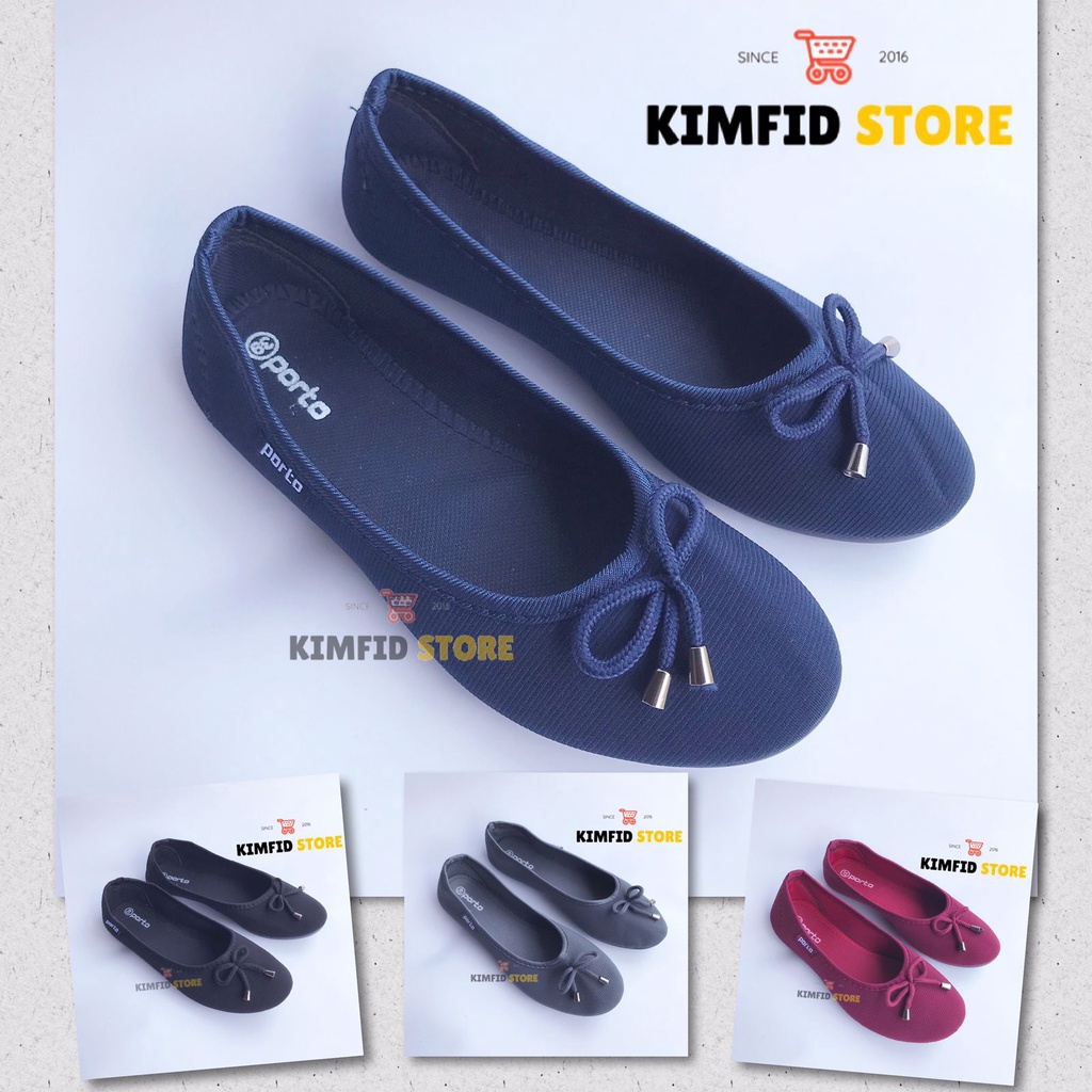 Sepatu balet kain wanita porto BA 202L