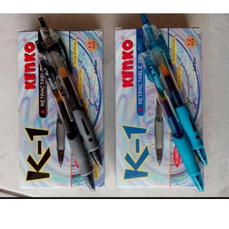

민 Pulpen Ballpoint gel Kenko K1 12 pcs Update