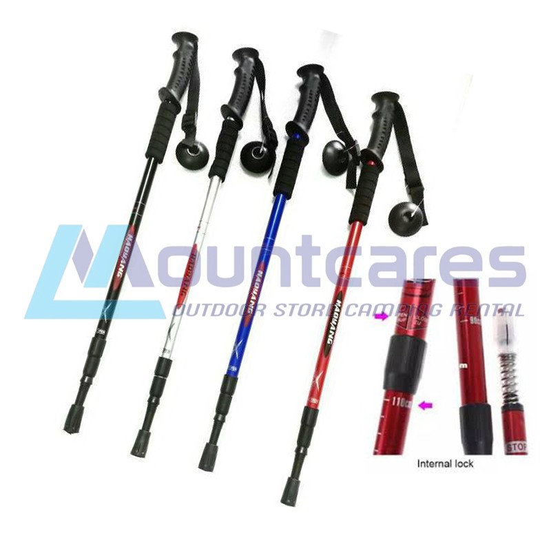 Trekking Pole Tongkat Treking Panjang 135cm Tracking Pole  Track Pole Tongkat pendaki Trekpole