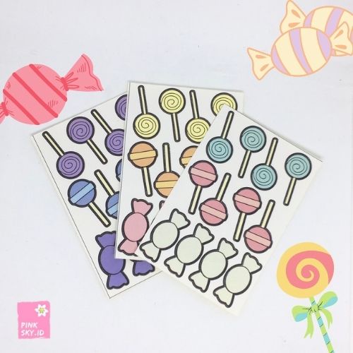 

[BACA DESKRIPSI] STICKER DECORATION PERMEN CANDY BOTOL YAKULT SUSU PLESTER ICE CREAM PUZZLE PIECE HIASAN CUTE PASTEL KPOP