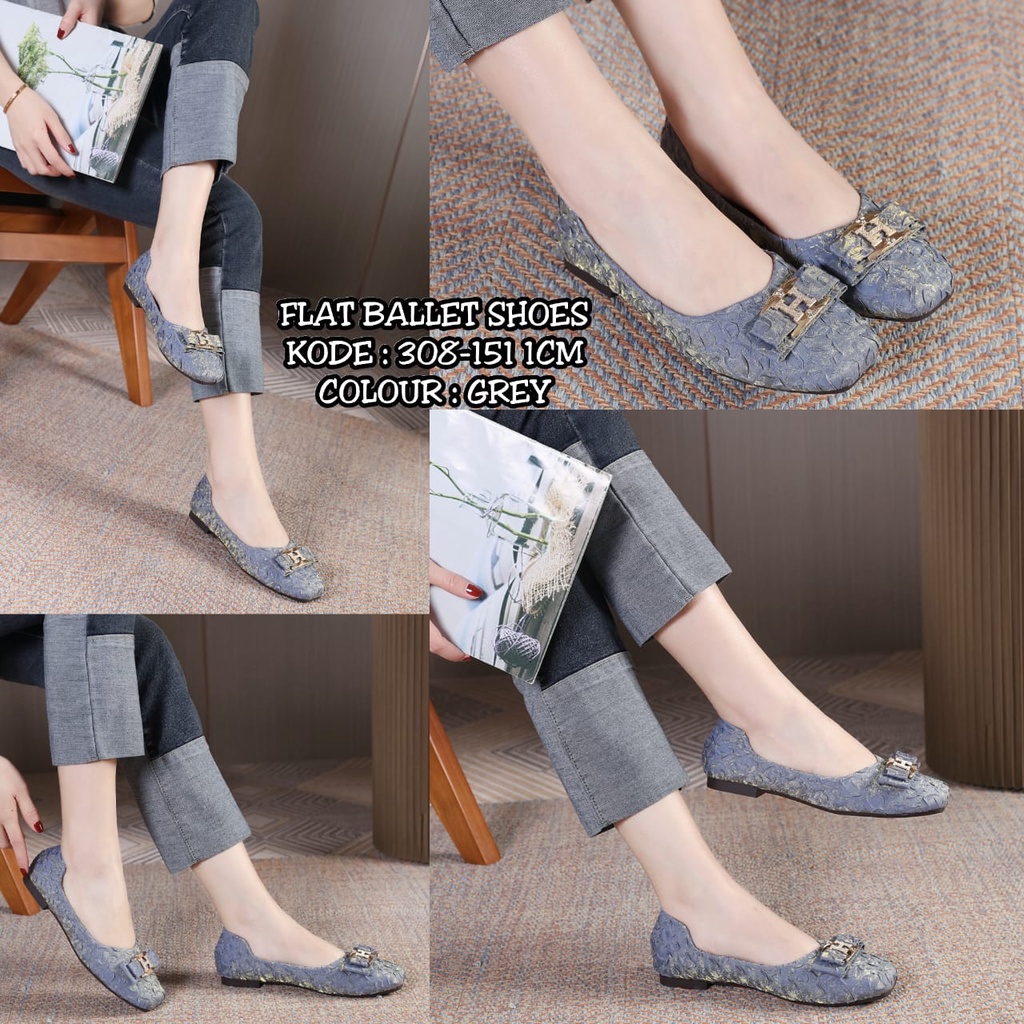 FLAT BALLET SHOES 308-151