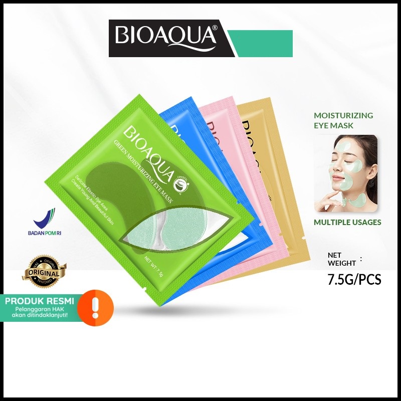 ★ BB ★ BIOAQUA eye mask Moisturizing masker mata 7.5g Memudarkan kerutan mata - BIO AQUA【BPOM】