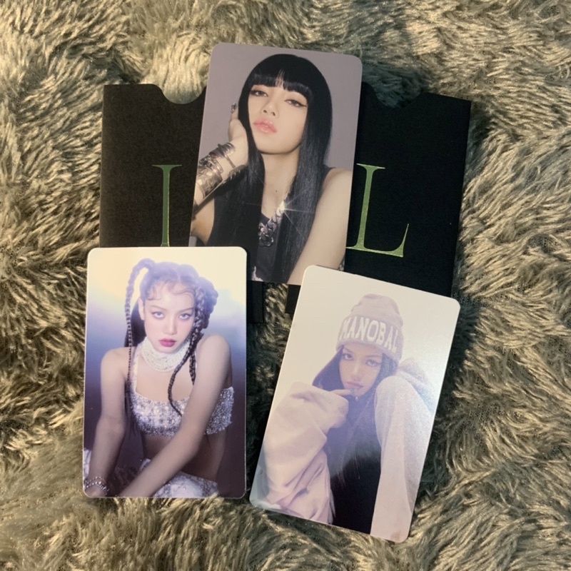 Blackpink Lisa Photocard POB Weverse Lalisa Album PC sticker MD Merchandise Official