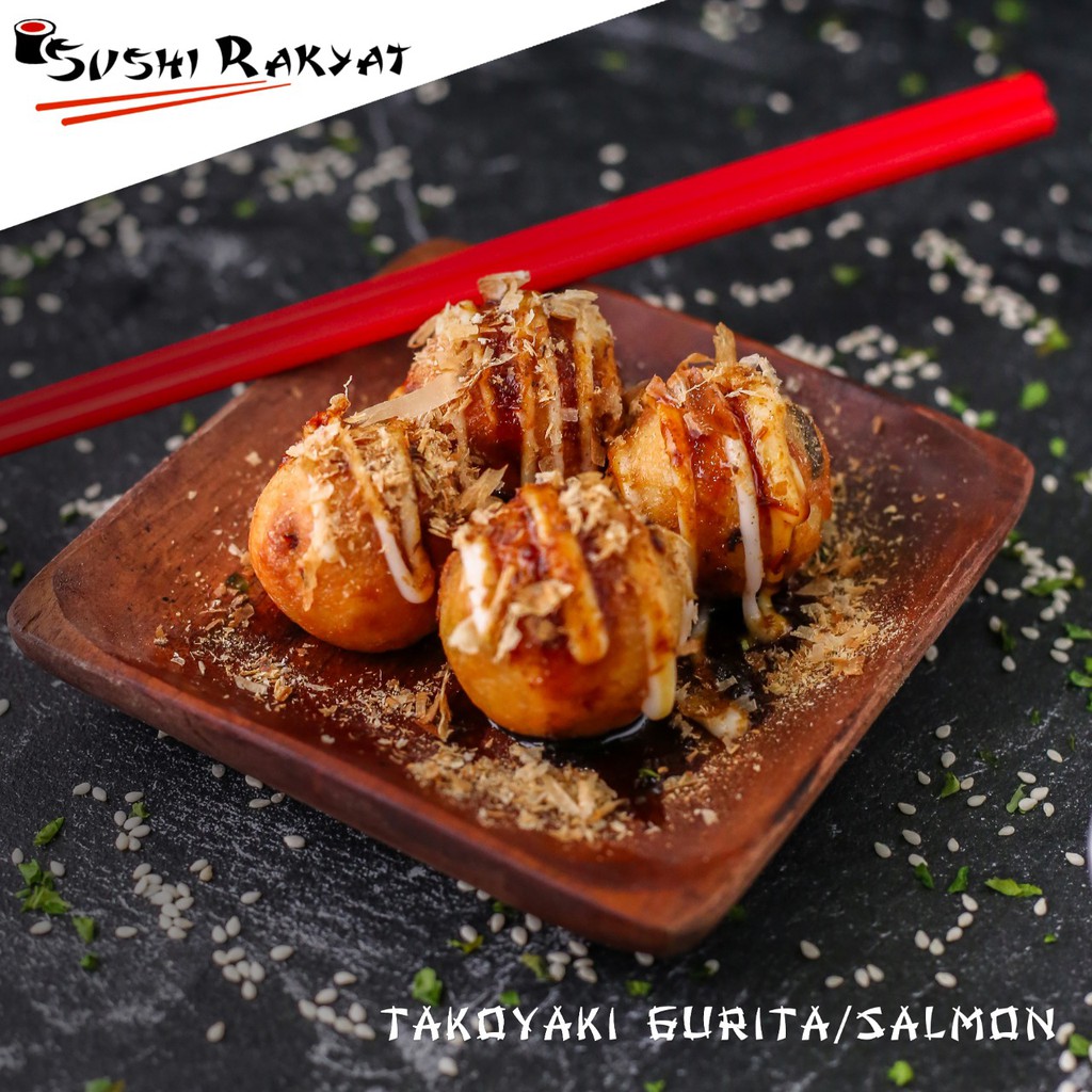 

SushiRakyat Takoyaki Gurita Isi 4pcs/8pcs/12pcs