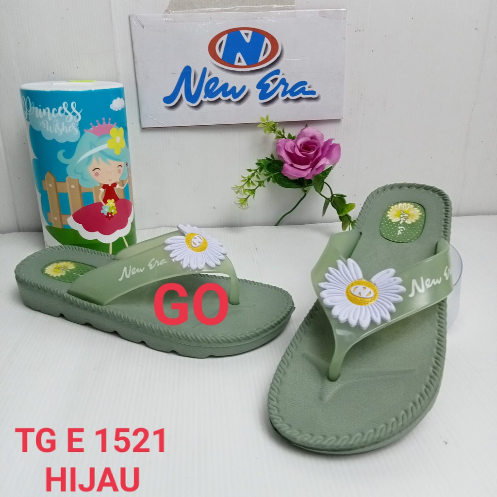 sogo NEW ERA TG E 1521 Sandal Japit Sun Flower Anak Perempuan Sendal karet Anti Slip Original