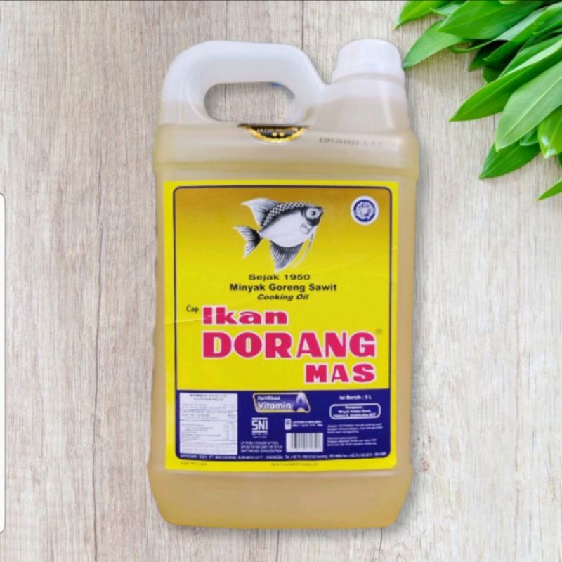 

Minyak Goreng merk Ikan Dorang Mas kemasan Jerigen 5 liter