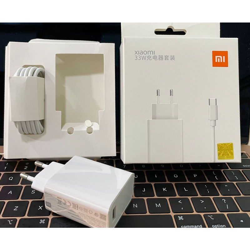 TRAVEL CHARGER XIAOMI 33W ORIGINAL TYPE-C USB SUPPORT TURBO CHARGER